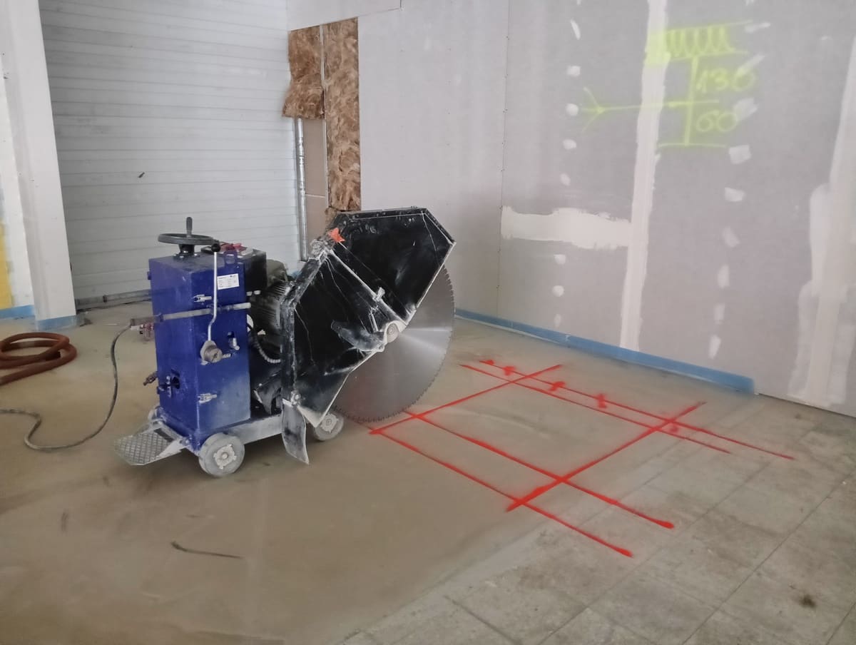 Wycinanie betonu techniką diamentową