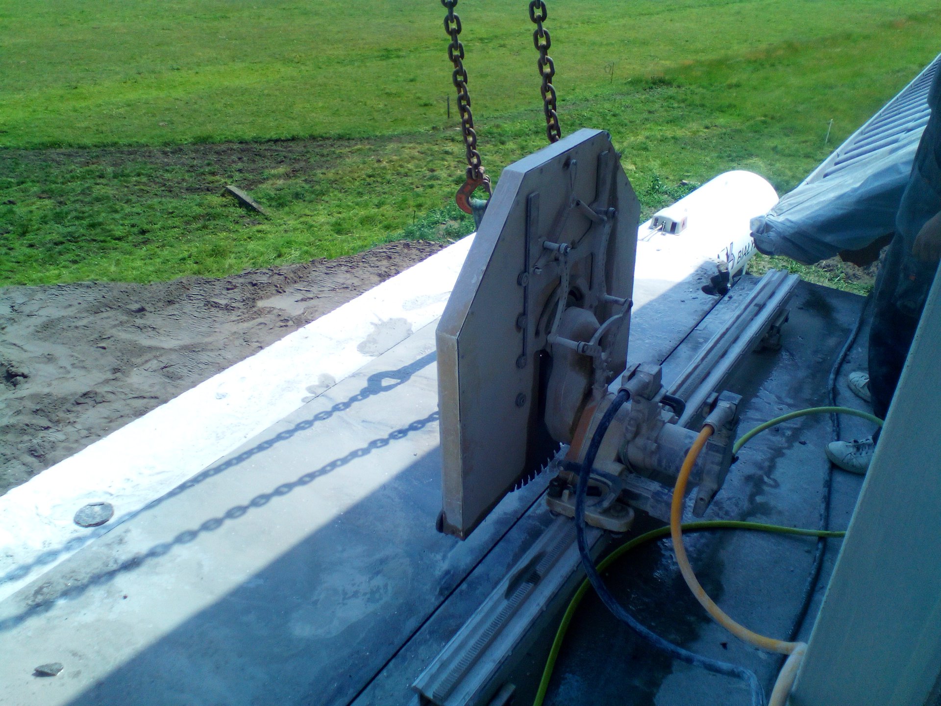 Cięcie betonu na mokro