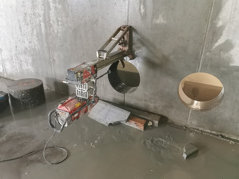 Cięcie i wiercenie w betonie